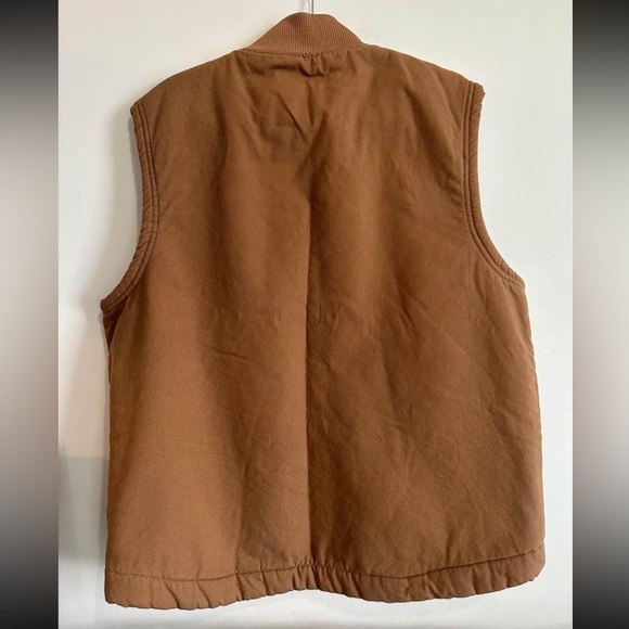 Dickies Stonewashed Duck Carpenter Fleece Lined Vest - Large - Picture 3 of 3